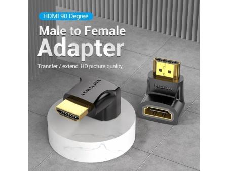 Adaptador HDMI 4K 90º Vention AIOB0/ HDMI Macho - HDMI Hembra