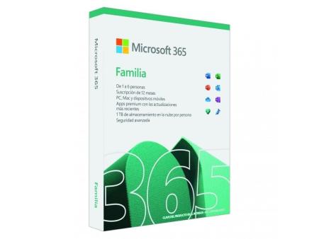 Microsoft Office 365 Familia/ 6 Usuario/ 1 Año/ 5 Dispositivos