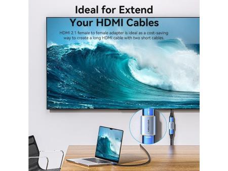 Adaptador HDMI 8K Vention AIUH0/ HDMI Hembra - HDMI Hembra