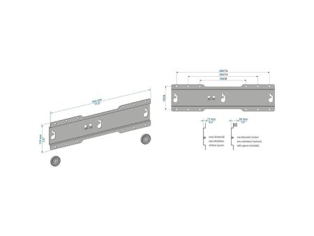 Soporte de Pared Fijo CME Meliconi ES400 para TV de 37-50'/ hasta 30kg