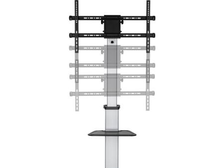 Soporte de Pie Inclinable con Ruedas Aisens FT86TRE-197 para TV 37-86'/ hasta 50kg