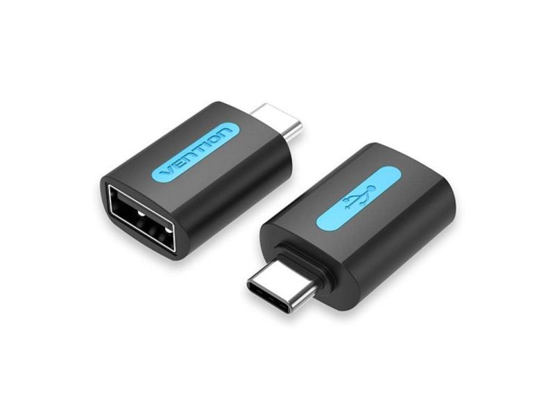 Adaptador USB 2.0 Vention CDTB0/ USB Tipo-C Macho - USB Hembra