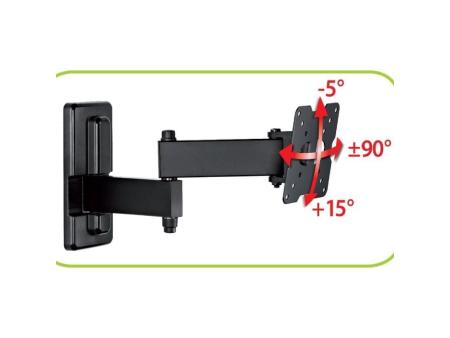 Soporte de Pared Giratorio/ Inclinable CME Meliconi EDR100 para TV de 14-25'/ hasta 17kg