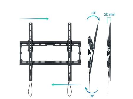 Soporte de Pared Fijo / Inclinable TooQ LP1071T-B para TV de 32-70'/ hasta 45kg