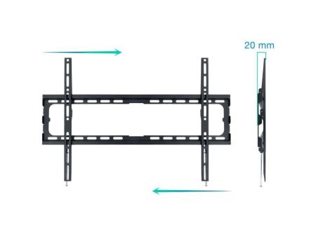 Soporte de Pared Fijo TooQ LP1080F-B para TV de 37-80'/ hasta 45kg