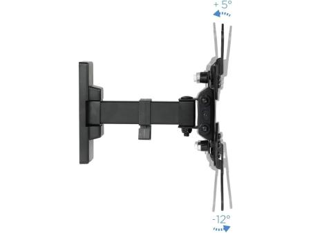 Soporte de Pared Giratorio/ Inclinable/ Nivelable TooQ LP2042TNL-B para TV de 13-42'/ hasta 20kg