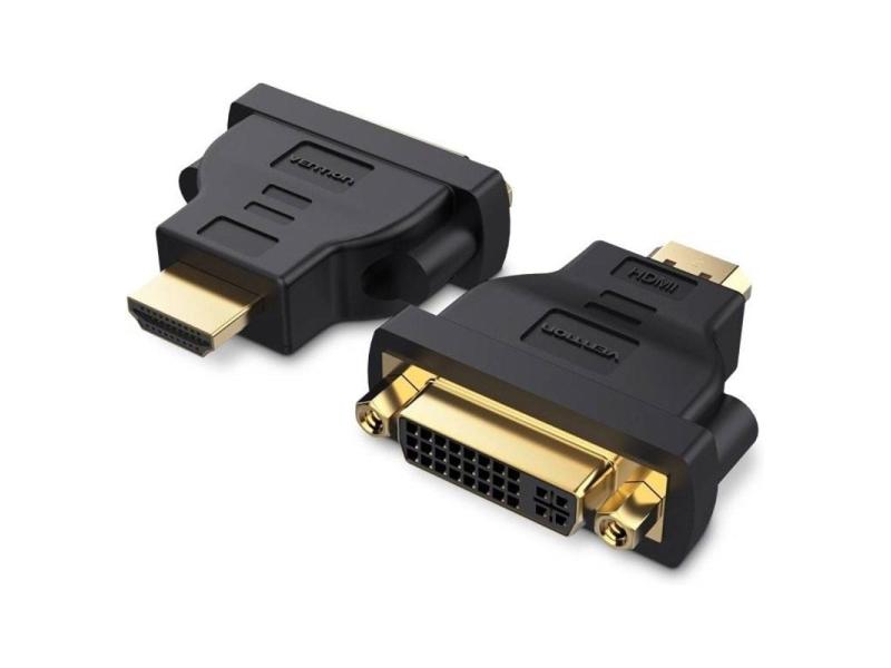 Adaptador HDMI Vention ECCB0/ HDMI Macho - DVI (24+5)  Hembra