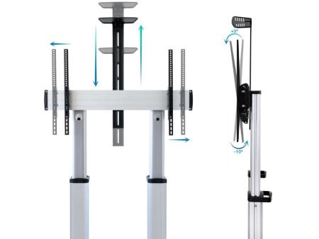 Soporte de Pie Tooq FS20300M-B para TV de 60-100'/ hasta 100kg