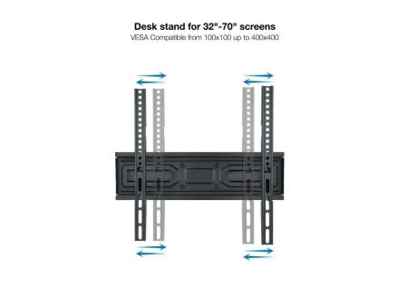 Soporte de Pared Giratorio/ Inclinable/ Nivelable TooQ LP7846TN-B para TV de 32-70'/ hasta 40kg