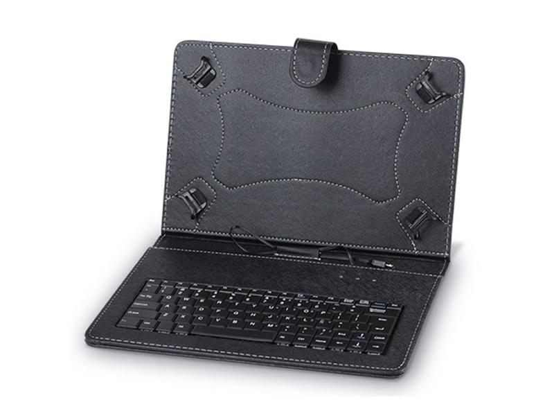 Funda con Teclado 3GO CSGT27 para Tablets de 10'/ Negra