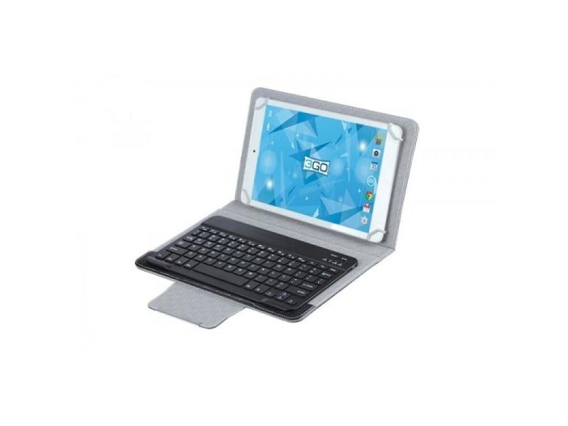 Funda con Teclado 3GO CSGT28 para Tablets de 10'/ Negra y Gris