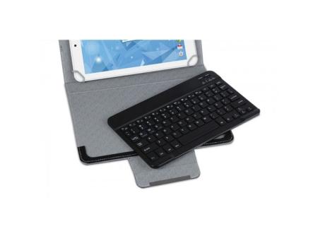 Funda con Teclado 3GO CSGT28 para Tablets de 10'/ Negra y Gris