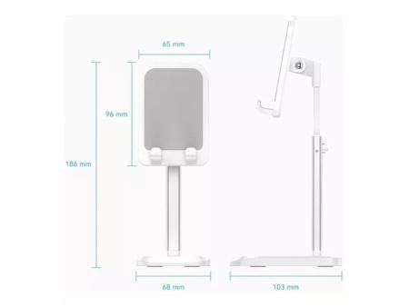 Soporte para Smartphone/Tablet Vention KCQW0/ Blanco