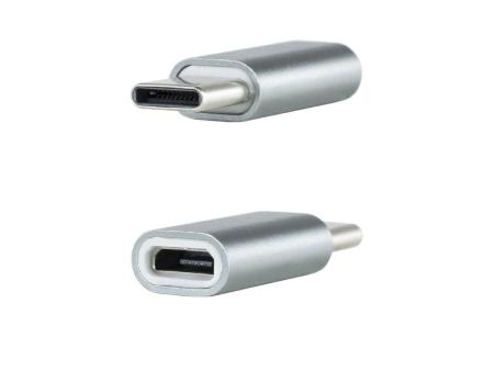 Adaptador Nanocable 10.02.0011/ USB Tipo-C Macho - MicroUSB Hembra