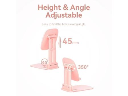 Soporte para Smartphone/Tablet Vention KSGP0/ Rosa