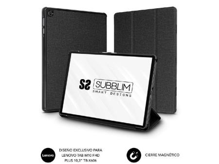 Funda Subblim Shock Case CST-5SC110 para Tablet Lenovo M10 FHD Plus TB-X606 de 10.3'/ Negra