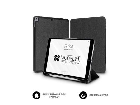 Funda Subblim Shock Case para Tablet iPad 9/8/7 Gen 10.2'/ Negra