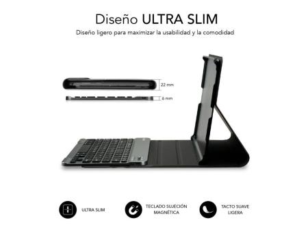 Funda con Teclado Subblim KeyTab Pro BT para Tablet Lenovo Tab M10 FHD Plus de 10.3'/ Negra