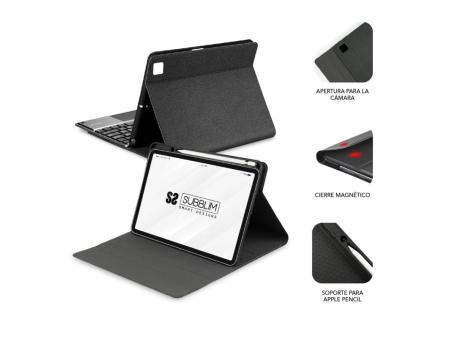 Funda con Teclado Subblim Keytab Pro Bluetooth Touchpad para Tablets Apple iPad Pro de 11' 2020/ Negra