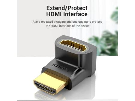 Adaptador HDMI 4K 270º Vention AINB0/ HDMI Macho - HDMI Hembra