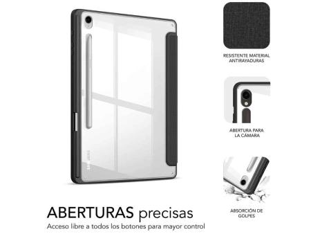 Funda Subblim Clear Shock para Tablet Samsung S9 11'/ S9 FE 10.9'/ Negra