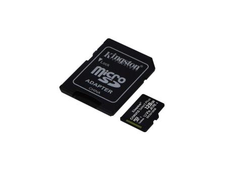 Tarjeta de Memoria Kingston CANVAS Select Plus 128GB microSD XC con Adaptador/ Clase 10/ 100MBs