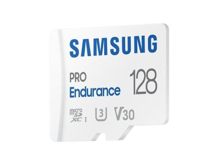 Tarjeta de Memoria Samsung Pro Endurance 128GB microSD XC con Adaptador/ Clase 10/ 100MBs