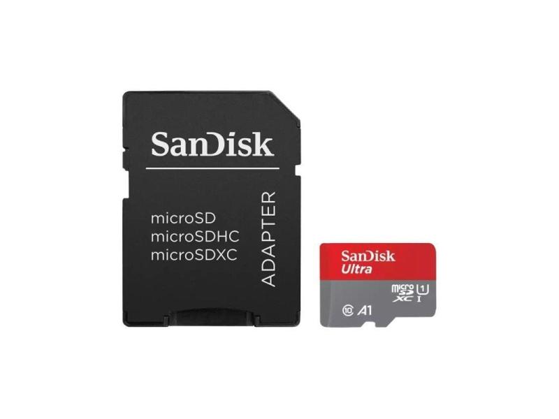 Tarjeta de Memoria SanDisk Ultra 64GB microSD XC con Adaptador/ Clase 10/ 140MBs