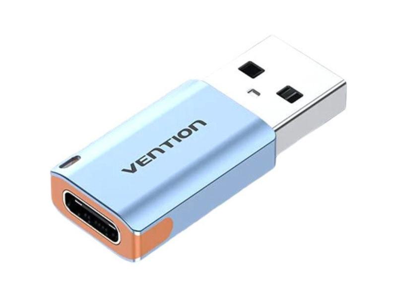 Adaptador USB 3.1 Vention CUAH0/ USB Tipo-C Hembra - USB Macho/ Azul