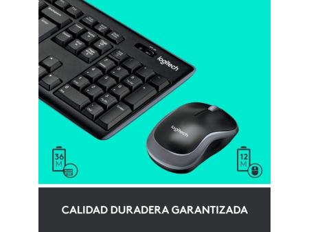 Teclado y Ratón Inalámbricos Logitech Wireless Combo MK270