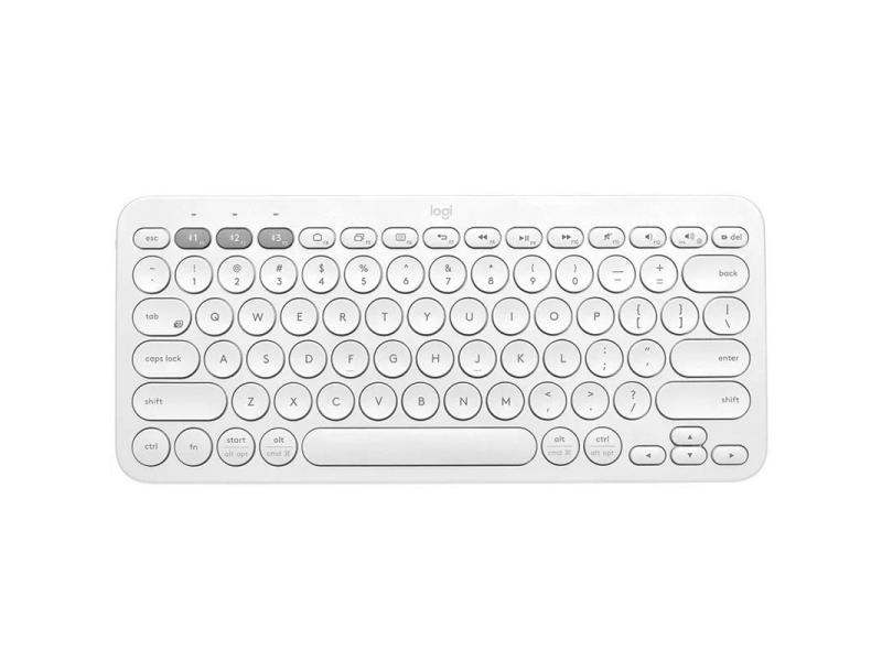 Teclado Compacto Inalámbrico por Bluetooth Logitech K380/ Blanco