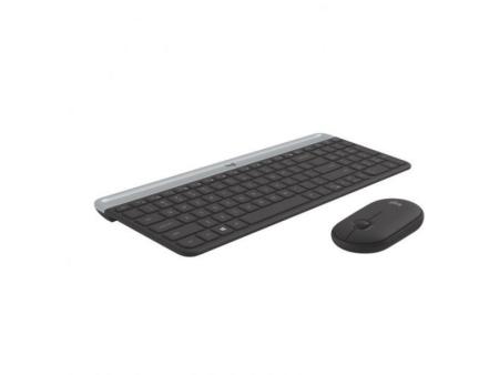 Teclado y Ratón Inalámbricos Logitech Slim Combo MK470