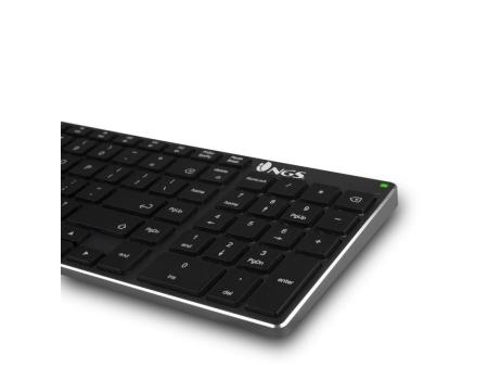 Teclado Inalámbrico por Bluetooth NGS Fortune-BT/ Gris