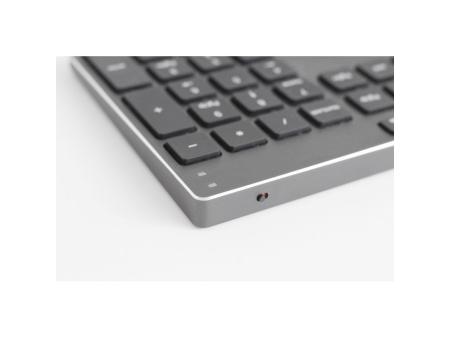 Teclado Inalámbrico por Bluetooth Subblim 3ADE301 Advance Extended/ Gris