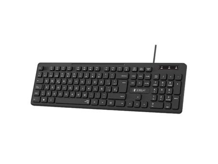 Teclado Subblim Business Slim Silencioso/ Negro