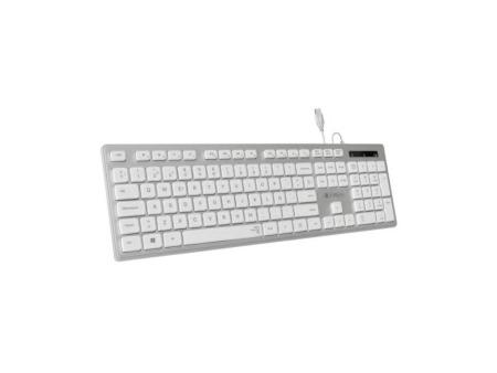 Teclado Subblim Wired Ergo Keys Silent Flat HQ/ Plata