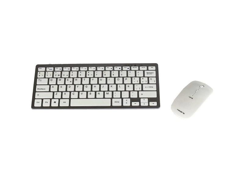 Teclado y Ratón Inalámbricos Tacens Levis Combo V2/ Blanco