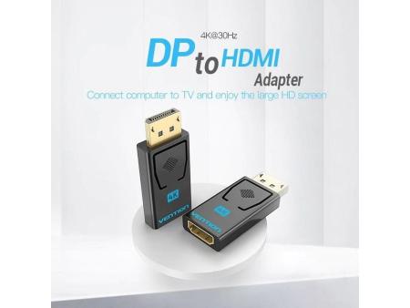 Adaptador HDMI 4K Vention HBPB0/ DisplayPort Macho - HDMI Hembra