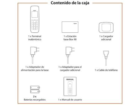 Teléfono Inalámbrico Gigaset CL390/ Gris