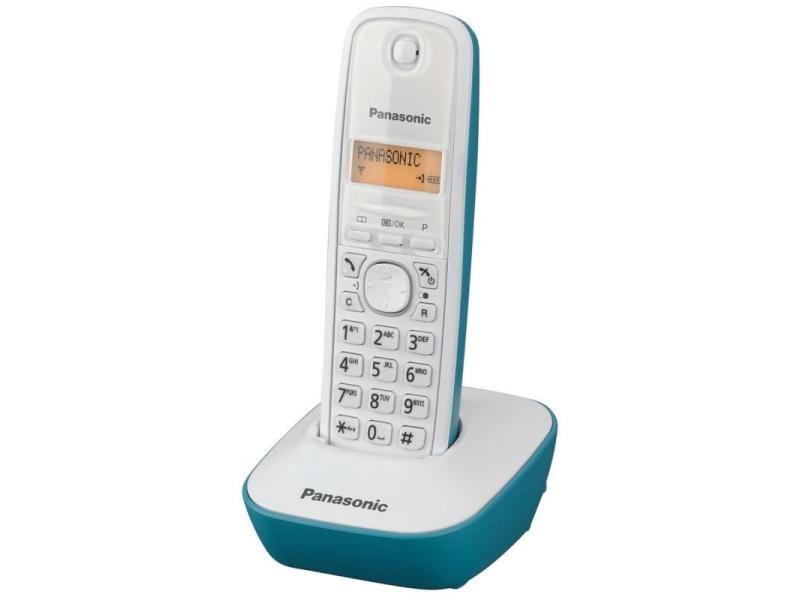 Teléfono Inalámbrico Panasonic KX-TG1611/ Blanco/ Azul