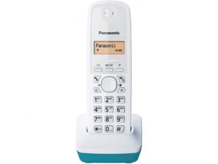 Teléfono Inalámbrico Panasonic KX-TG1611/ Blanco/ Azul