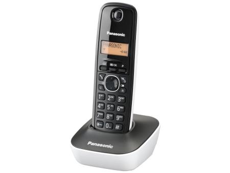 Teléfono Inalámbrico Panasonic KX-TG1611/ Negro y Blanco