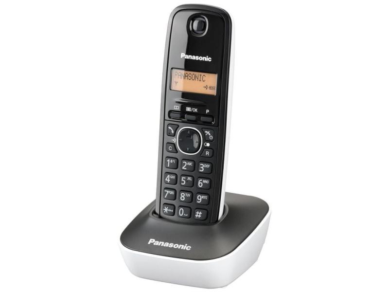 Teléfono Inalámbrico Panasonic KX-TG1611/ Negro y Blanco