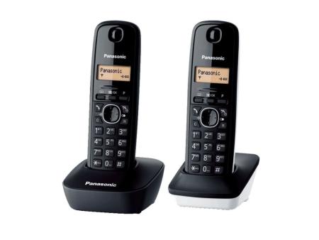 Teléfono Inalámbrico Panasonic KX-TG1612SP1/ Pack DUO/ Negro