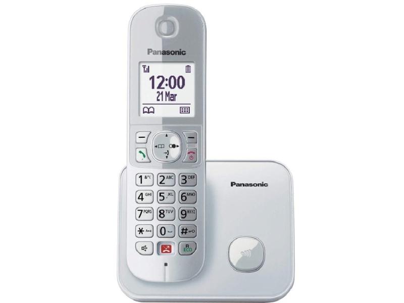 Teléfono Inalámbrico Panasonic KX-TG6851SP/ Plata