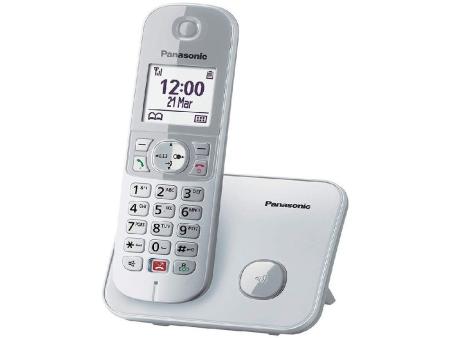 Teléfono Inalámbrico Panasonic KX-TG6851SP/ Plata