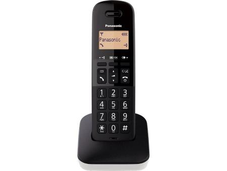 Teléfono Inalámbrico Panasonic KX-TGB610SPW/ Blanco y Negro