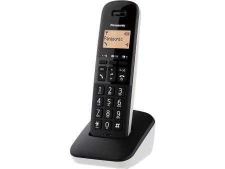 Teléfono Inalámbrico Panasonic KX-TGB610SPW/ Blanco y Negro