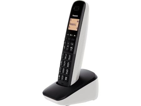 Teléfono Inalámbrico Panasonic KX-TGB610SPW/ Blanco y Negro