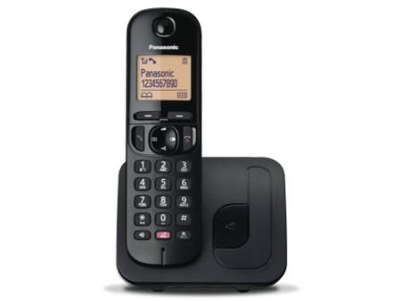 Teléfono Inalámbrico Panasonic KX-TGC250SPB/ Negro